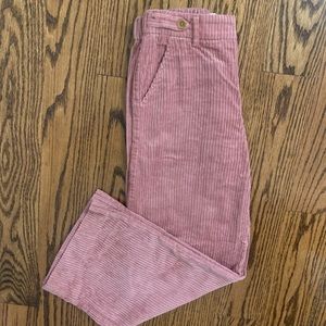 Zara - Pink velvet dress pants